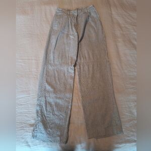 Old Navy Black and White Striped Pants